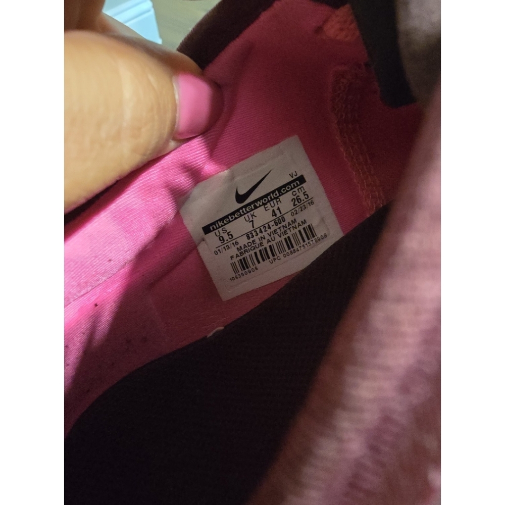 Nike Womens Free TR 6 Sneakers Shoes 9.5 Pink Red Burgandy - Picture 4 of 6